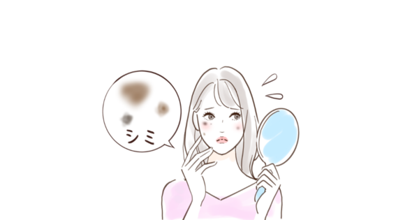 シミや肝斑が気になる方向けに、ビタミンC、抗酸化作用、メラニン生成抑制の3方向からアプローチする内服薬セットの紹介画像