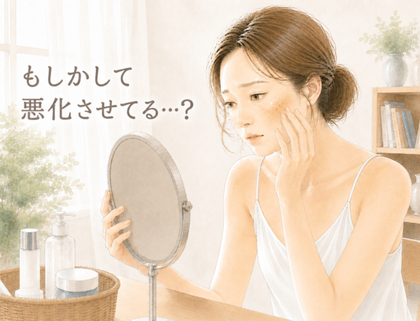 【めざせ摩擦ゼロ！】そのスキンケア、シミ・肝斑に効いていますか？サムネイル